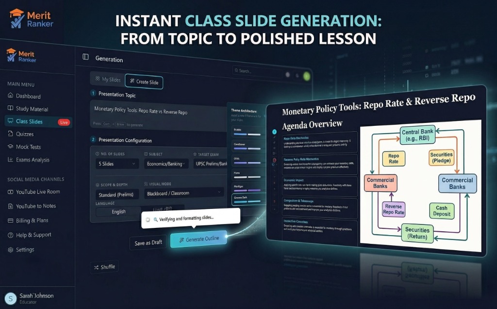 Class Slide Generation